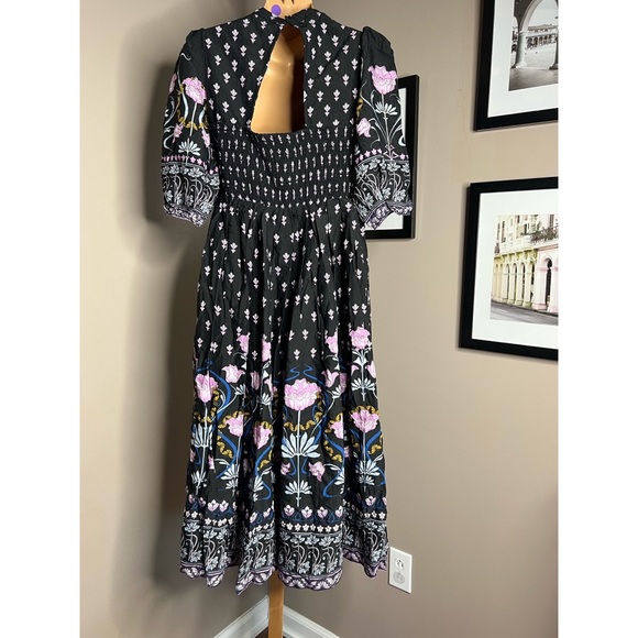 Anthropologie Dasha Smocked Midi Dress - Picture 6 of 6